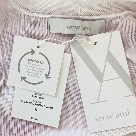 Striped Cardigan Sweater - Red and Pink NWT Small - Picture 5 of 8